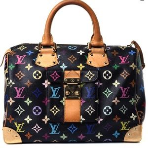 Unicorn 🦄—-Louis Vuitton Monogram Multicolore Speedy 30 Satchel